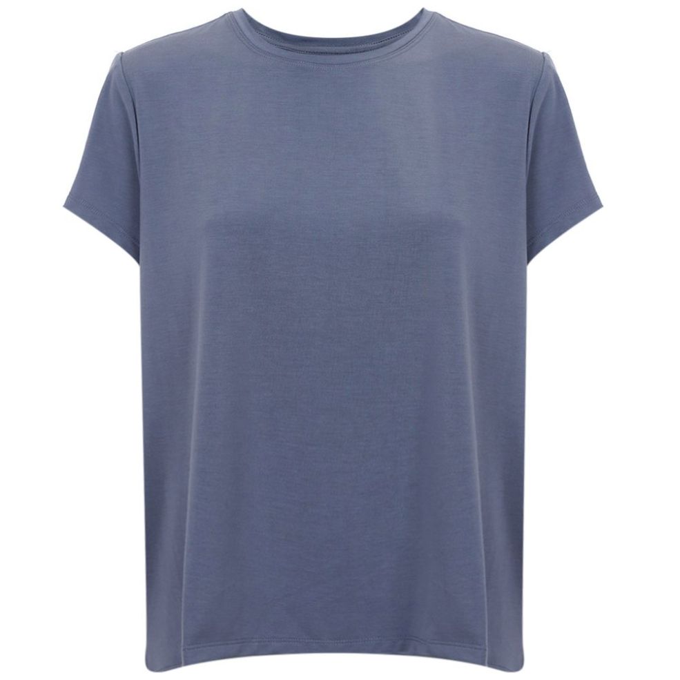 Playera Deportiva Fit Cafe Claro Manga Corta para Mujer