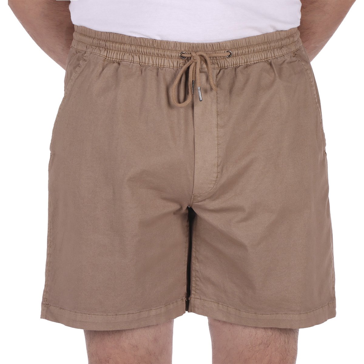 Bermuda de Gabardina Cintura Elástica Jeanious para Hombre