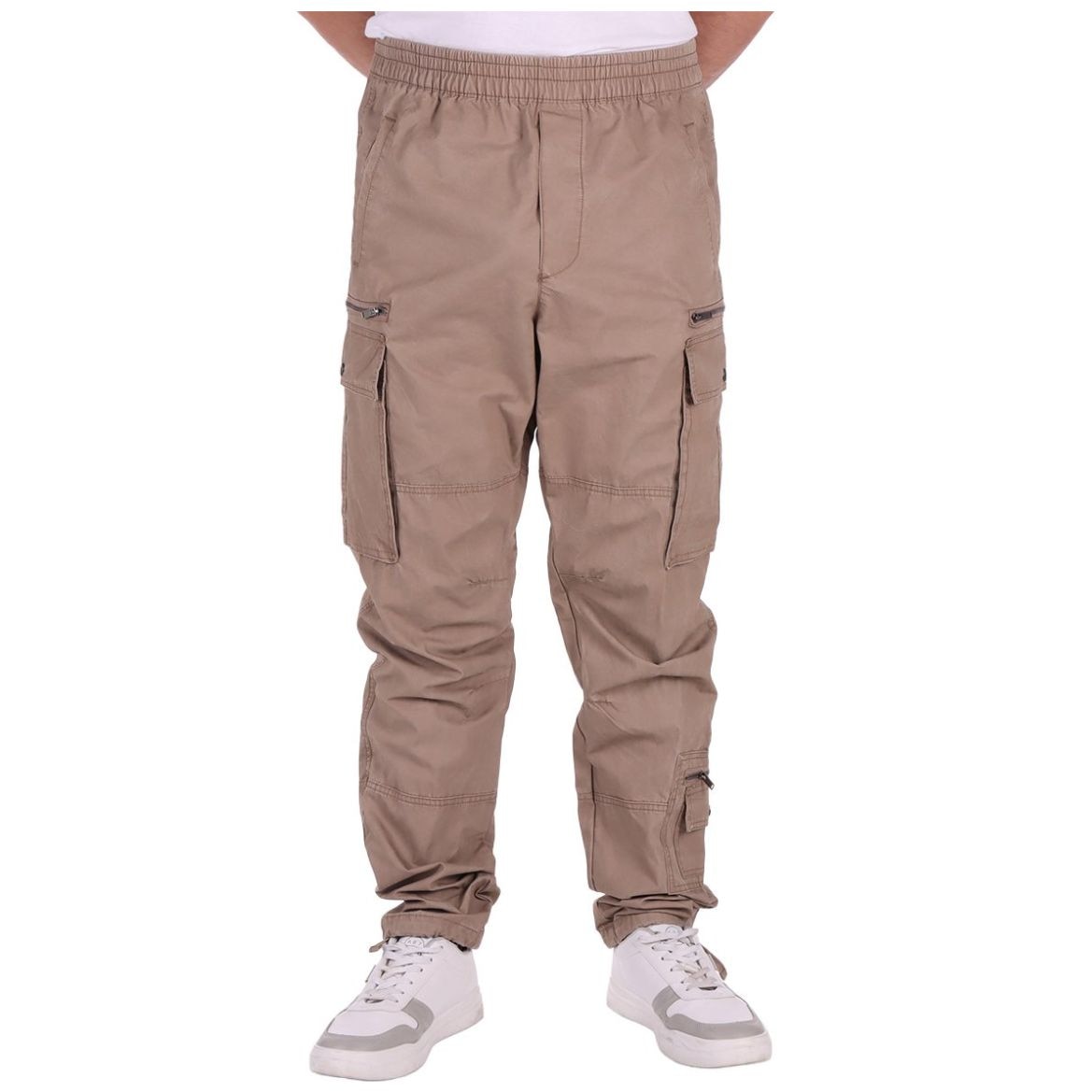 Jogger Cargo Moderno Cintura Elástica Fukka para Hombre
