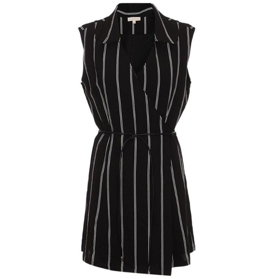Vestido Corto con Estampado a Rayas Lifestyler para Mujer