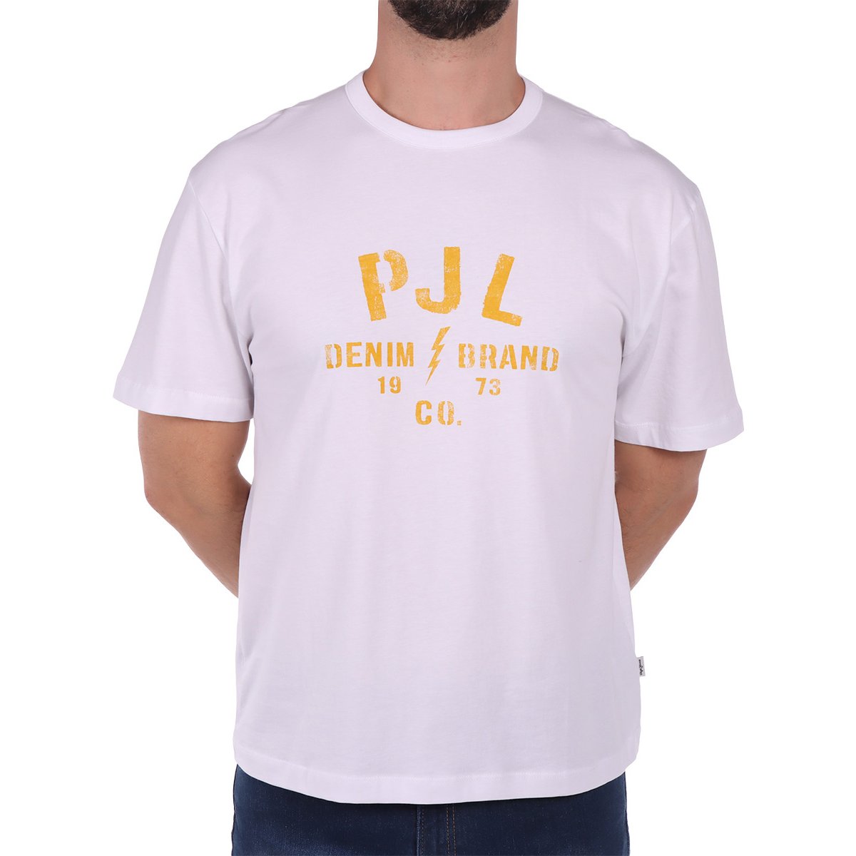 Playera Algodón Estampado Frontal Letras Pepe Jeans Hombre