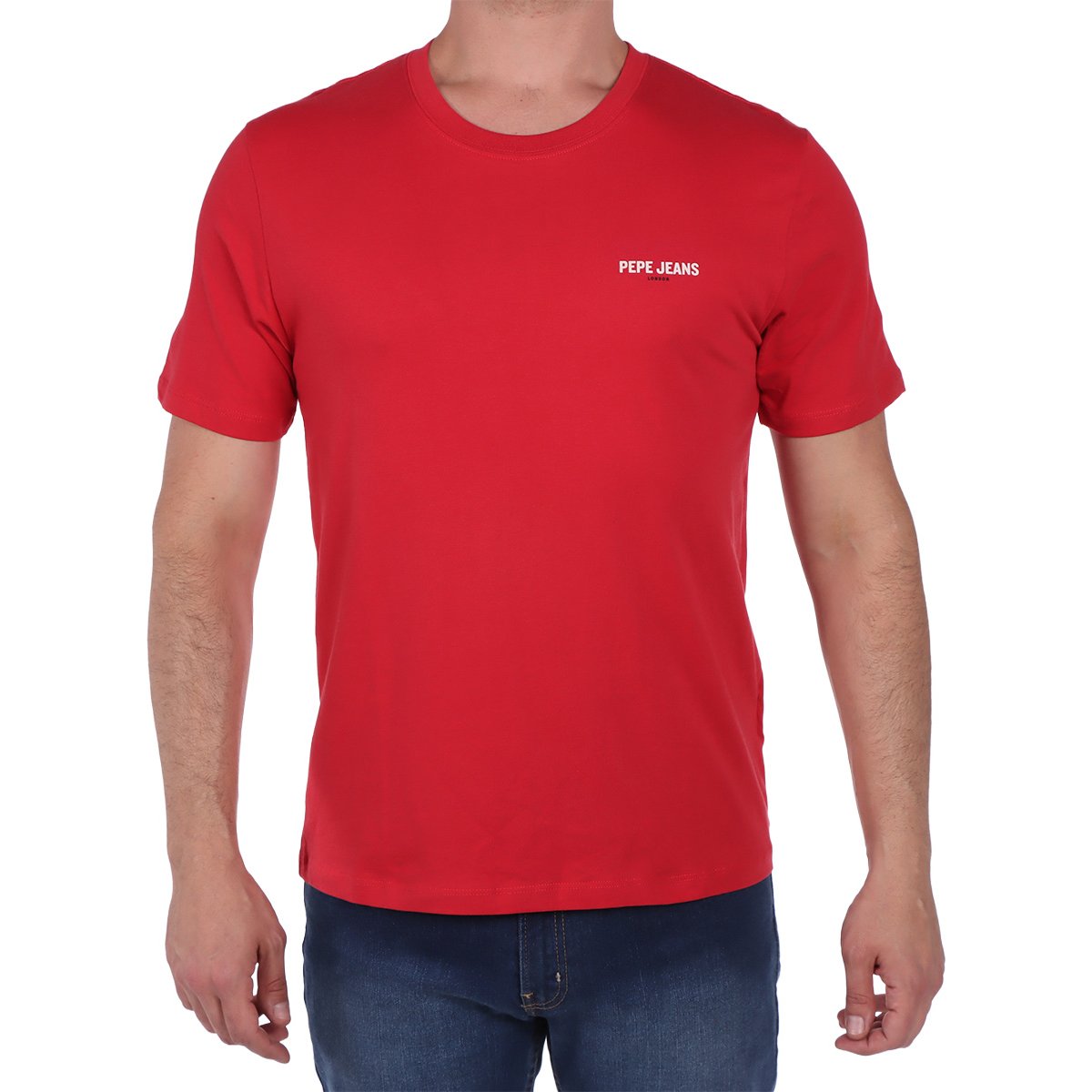 Playera Manga Corta Algodón con Logo Pepe Jeans Hombre