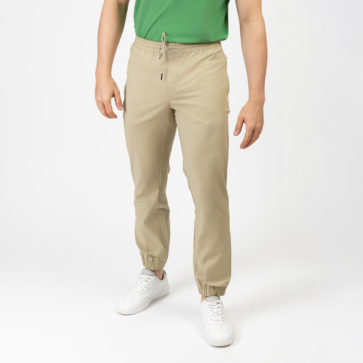 Jogger Regular Fit Nautica Café Claro para Hombre