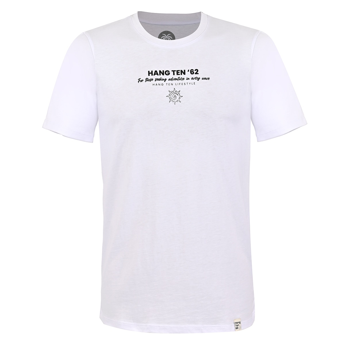Playera con Diseño Hang Ten Manga Corta para Hombre