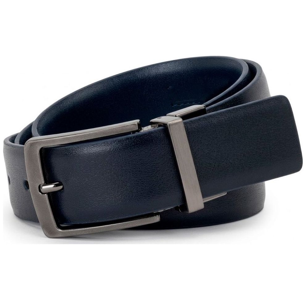 Cinturón Reversible en Piel Hickock Negro para Hombre
