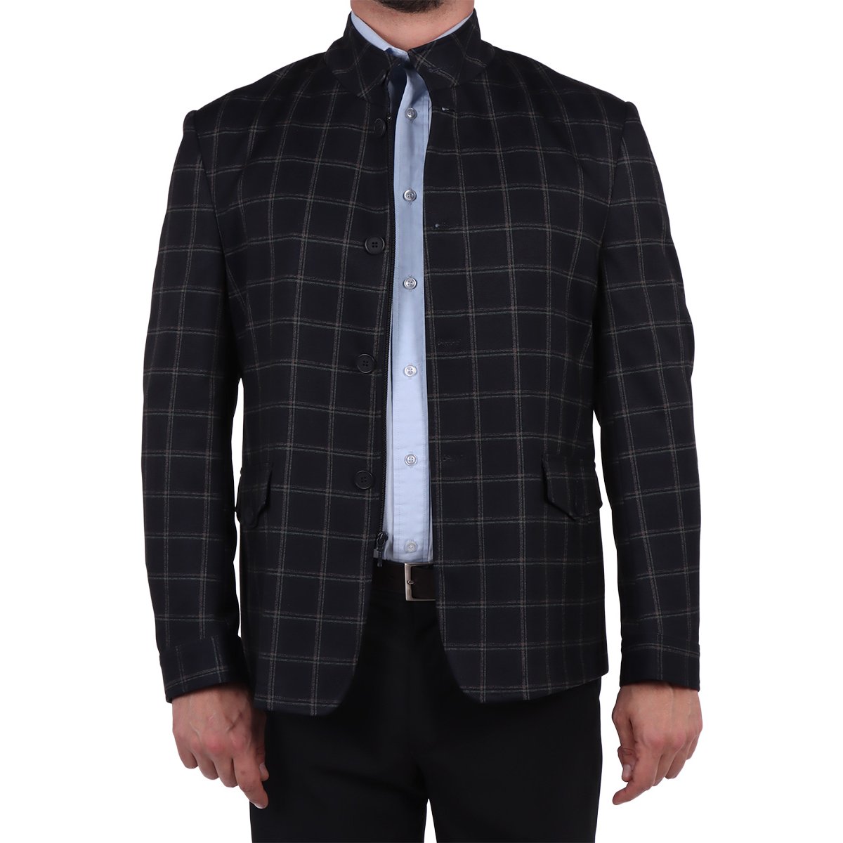 Saco Blazer de Cuadros Slim Fit Lmental para Hombre