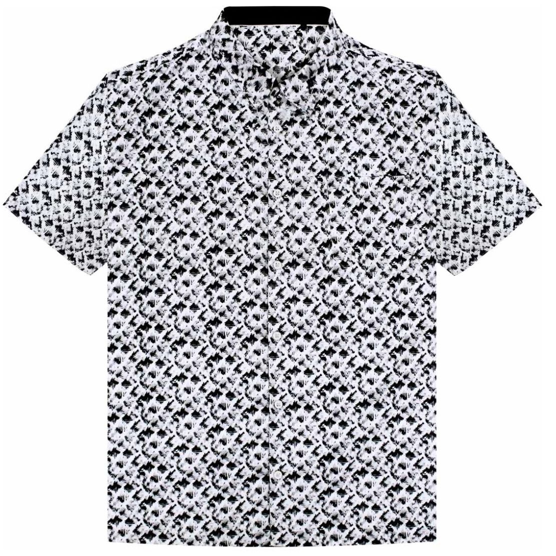Camisa Estampada Manga Corta G Candila para Hombre Plus