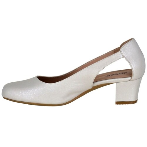 Zapatilla con Abertura Lateral Joyce Hueso para Mujer