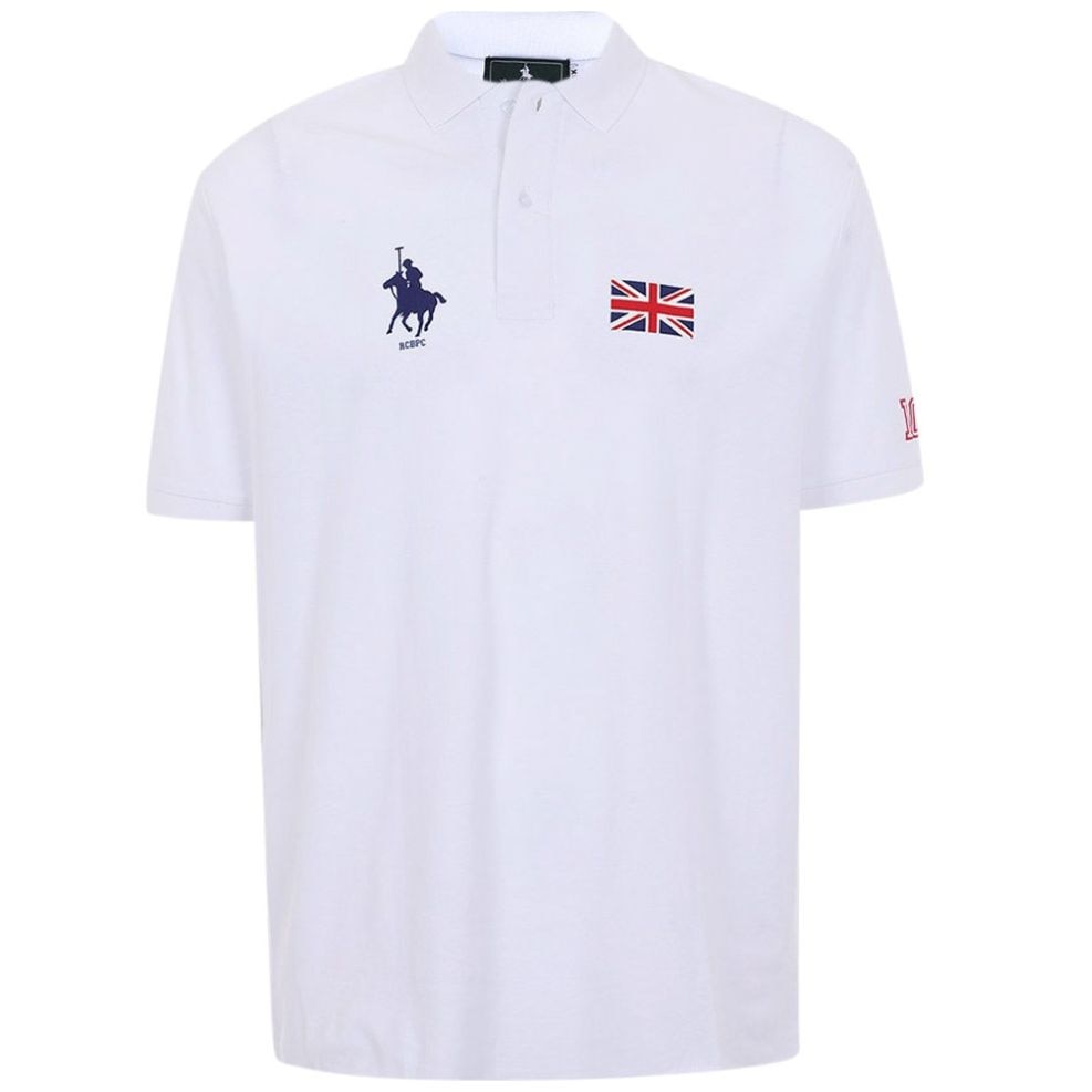 Playera Polo Diseño Bordado Manga Corta Polo Club para Hombre Plus