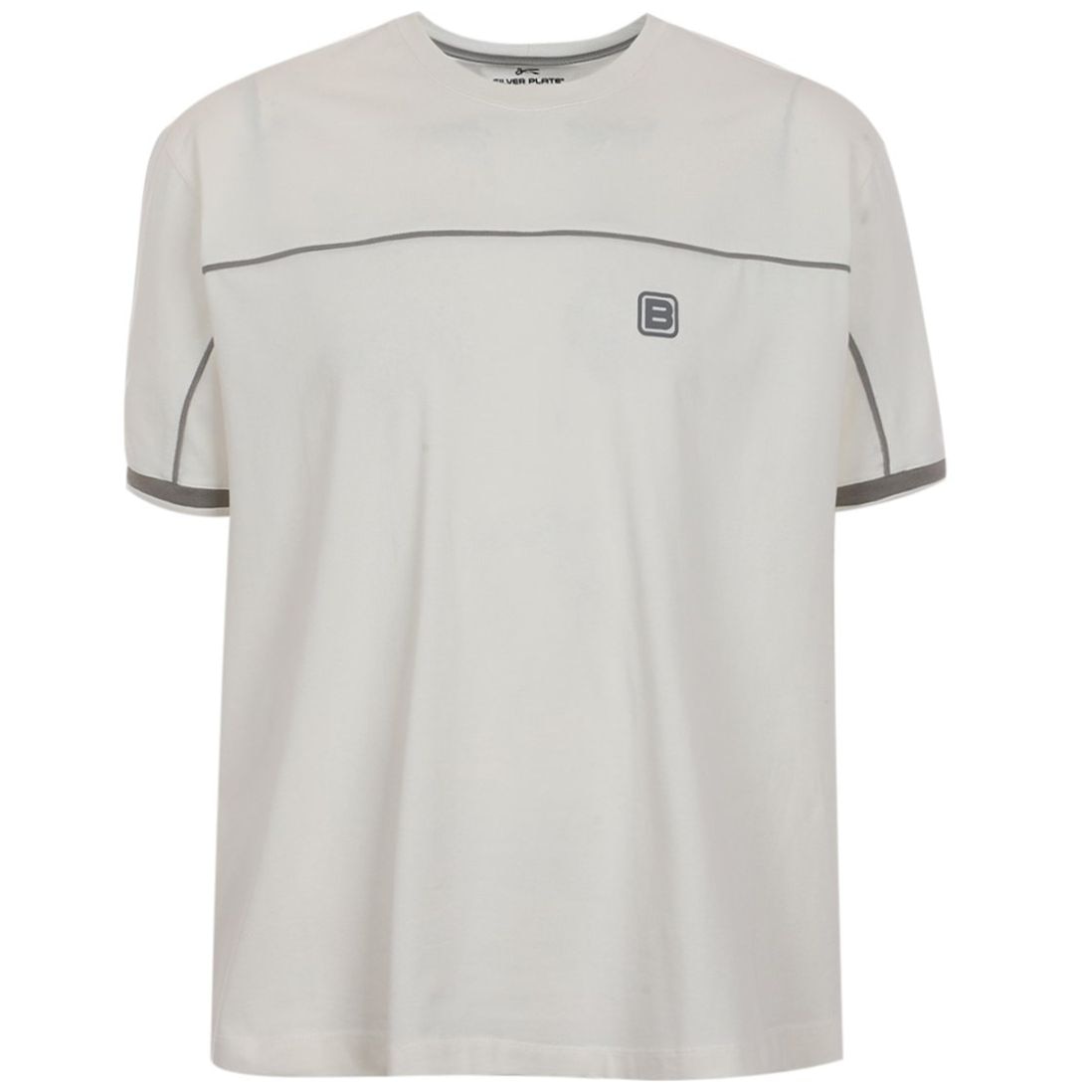 Playera Red Silver Plate Black para Hombre Plus