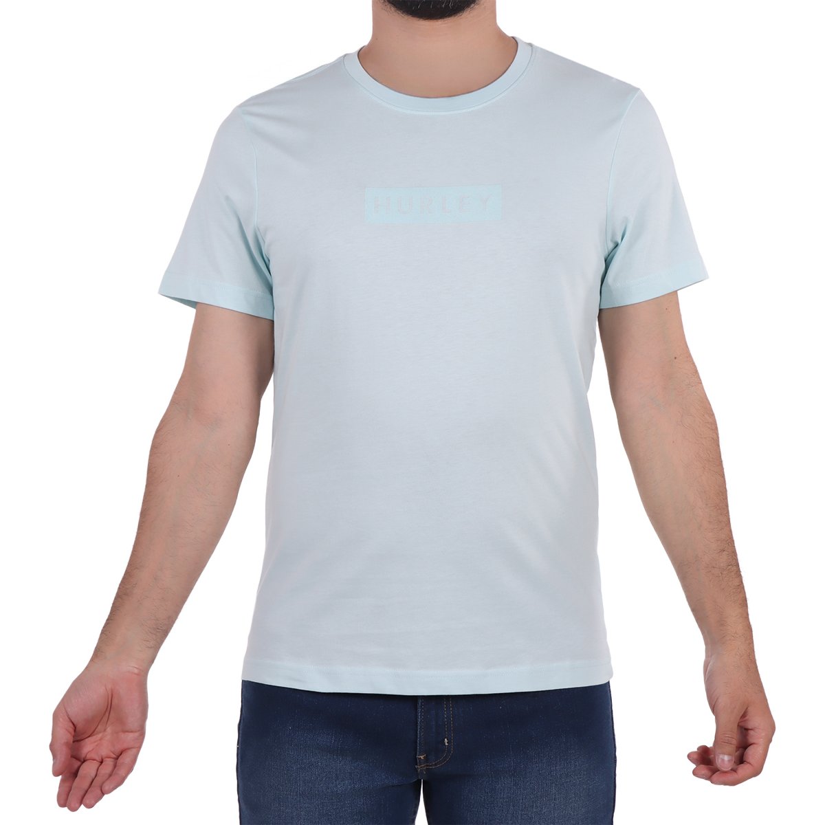 Playera Manga Corta Ajuste Regular y Logo Hurley para Hombre