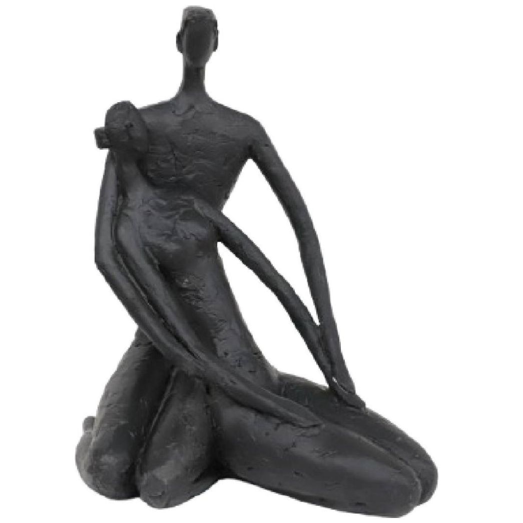 Figura Pareja Abstracta Poliresina 25 Cm  Home & Detais