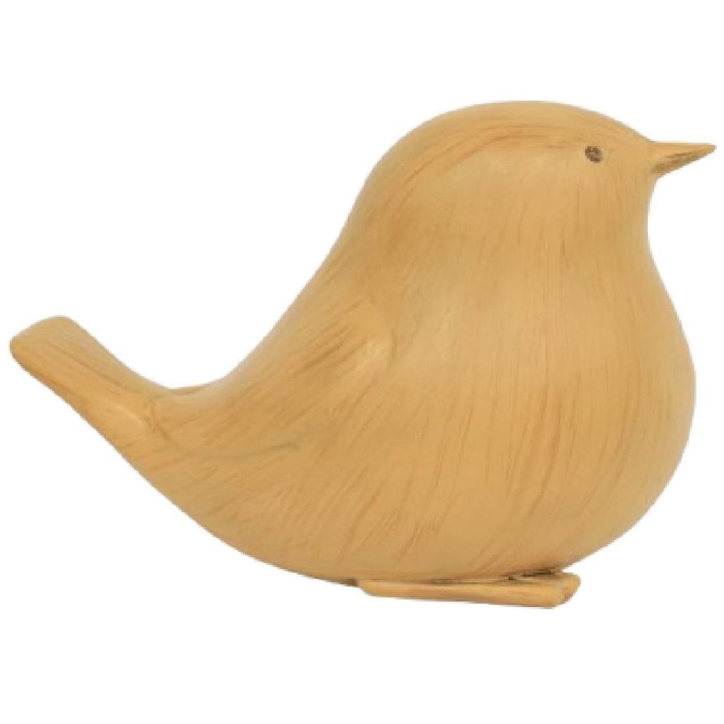 Escultura Ave Poliresina 13 Cm Home & Detais