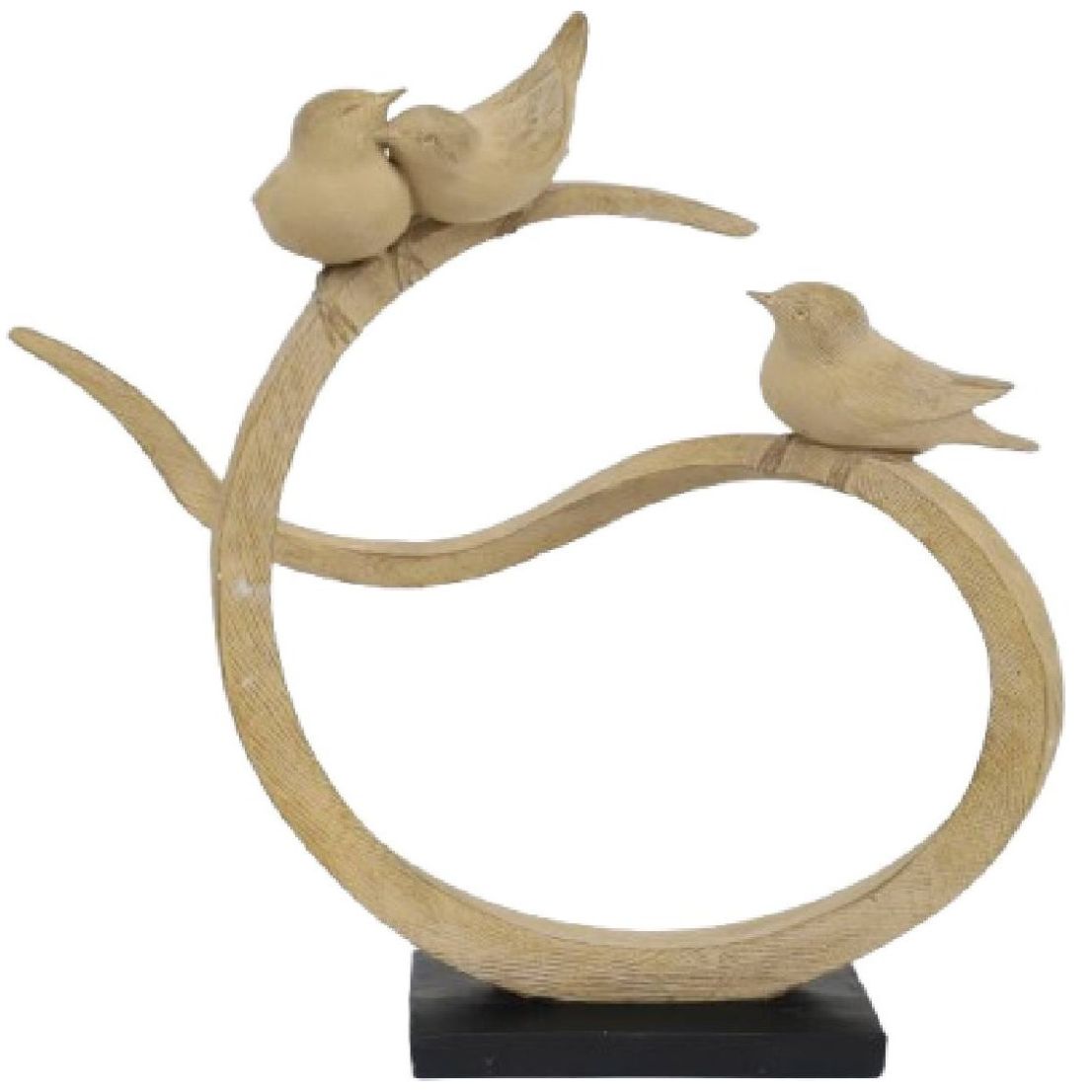 Escultura Aves Armonía Poliresina 35 Cm Home & Detais
