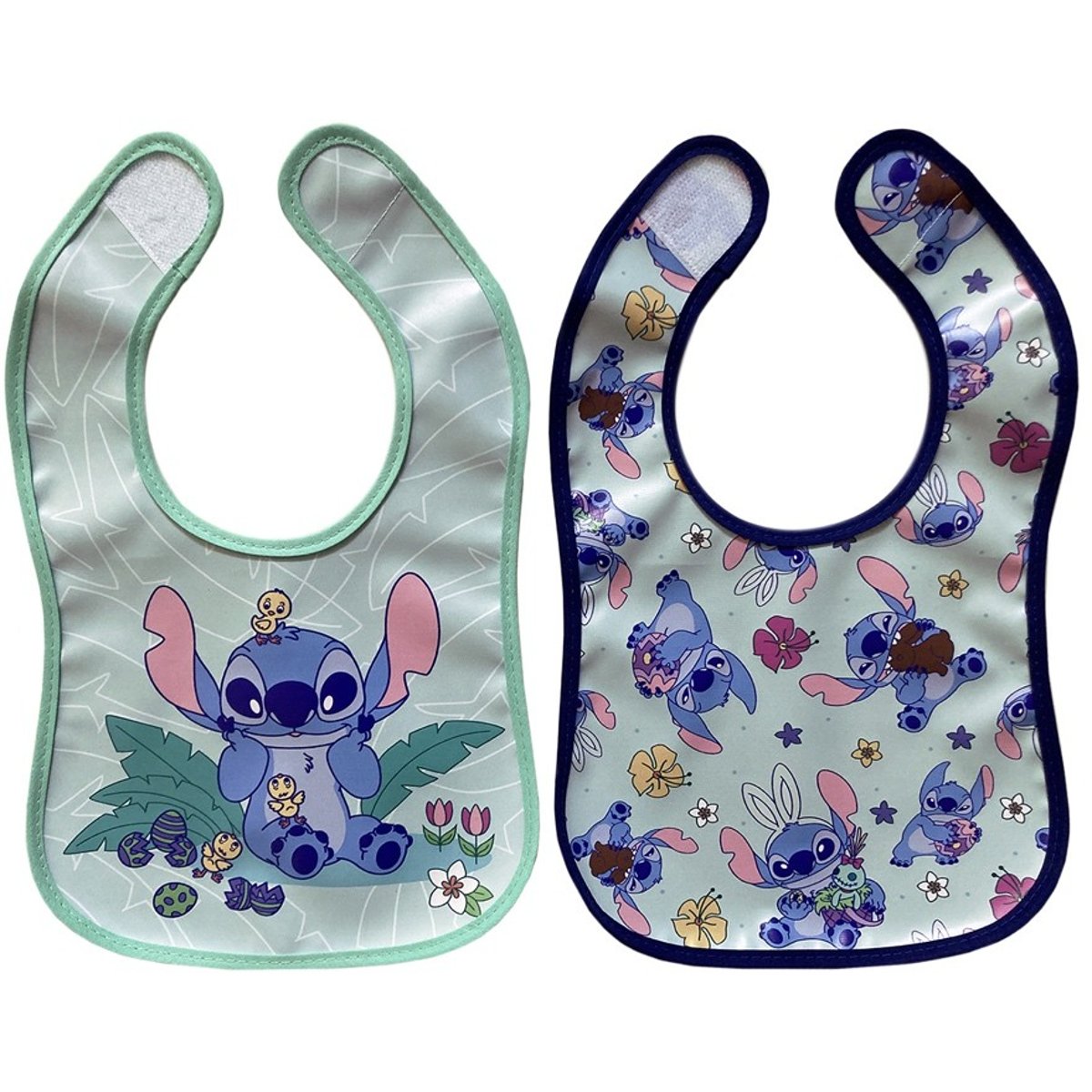 2 Pack Baberos con Diseño Disney Stich Frutas 0 - 6 Meses