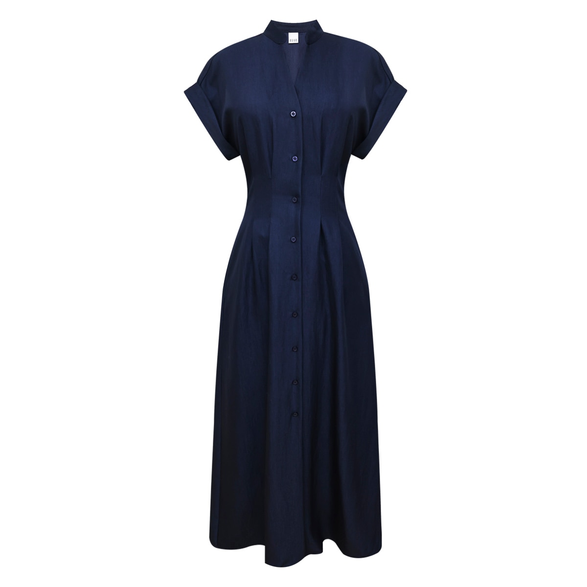 Vestido Camisero con Pinzas para Mujer Elle