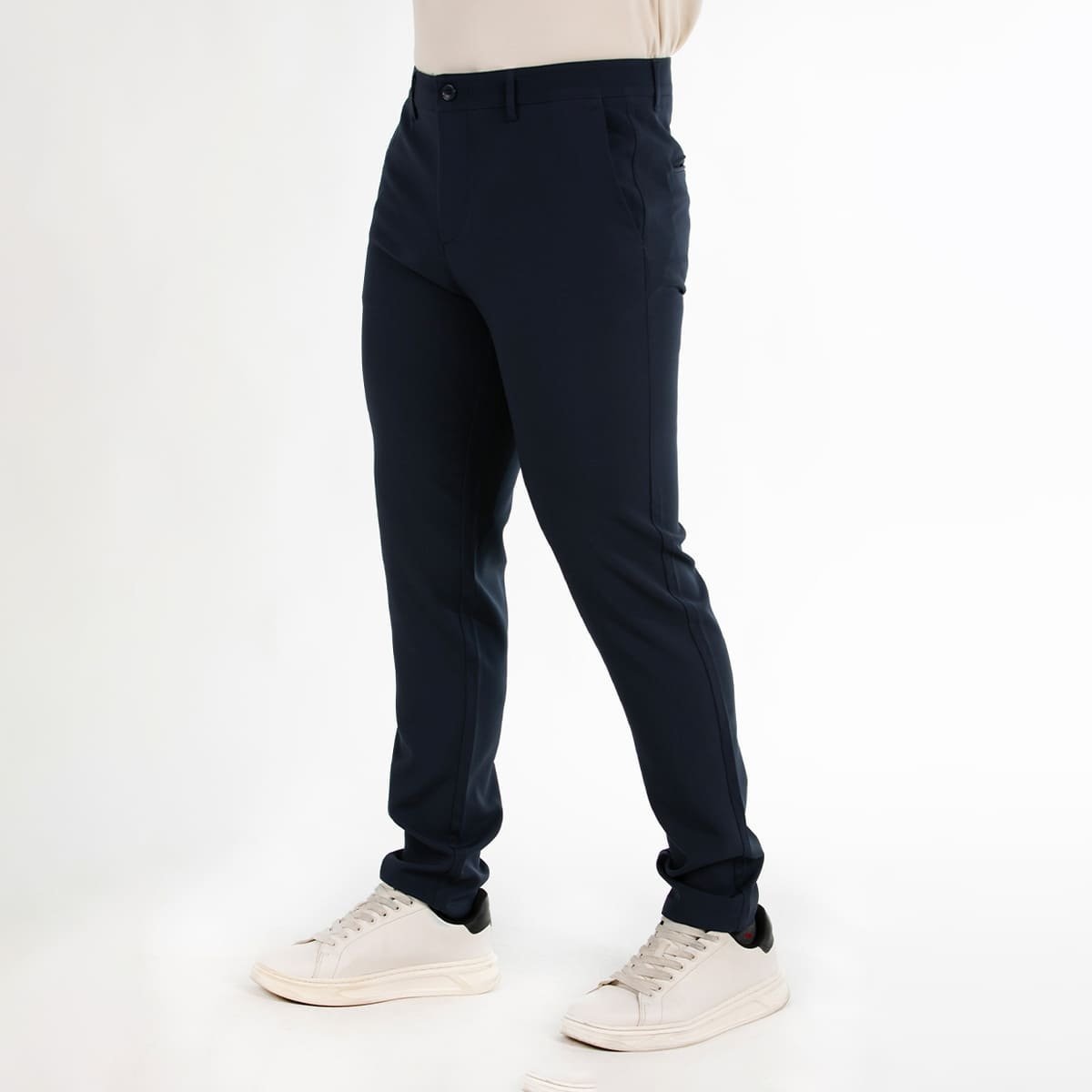 Pantalón Casual Regular Fit Oscar de la Renta Azul Oscuro para Hombre