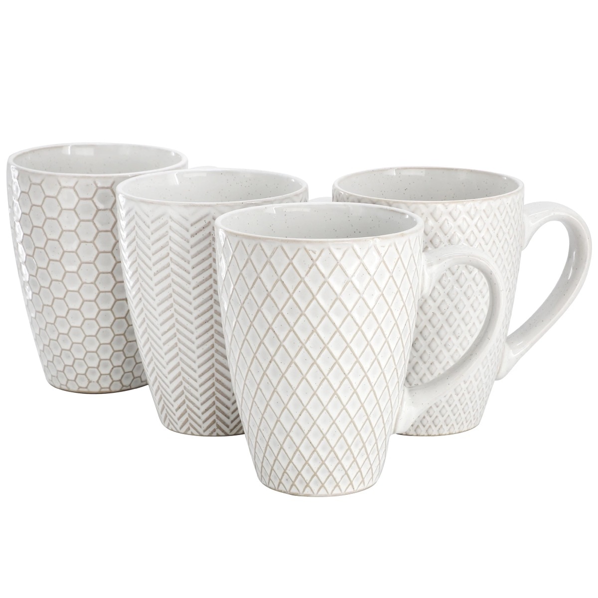 Taza 473 Ml Cerámica Surtido Labrados Gibson Elite