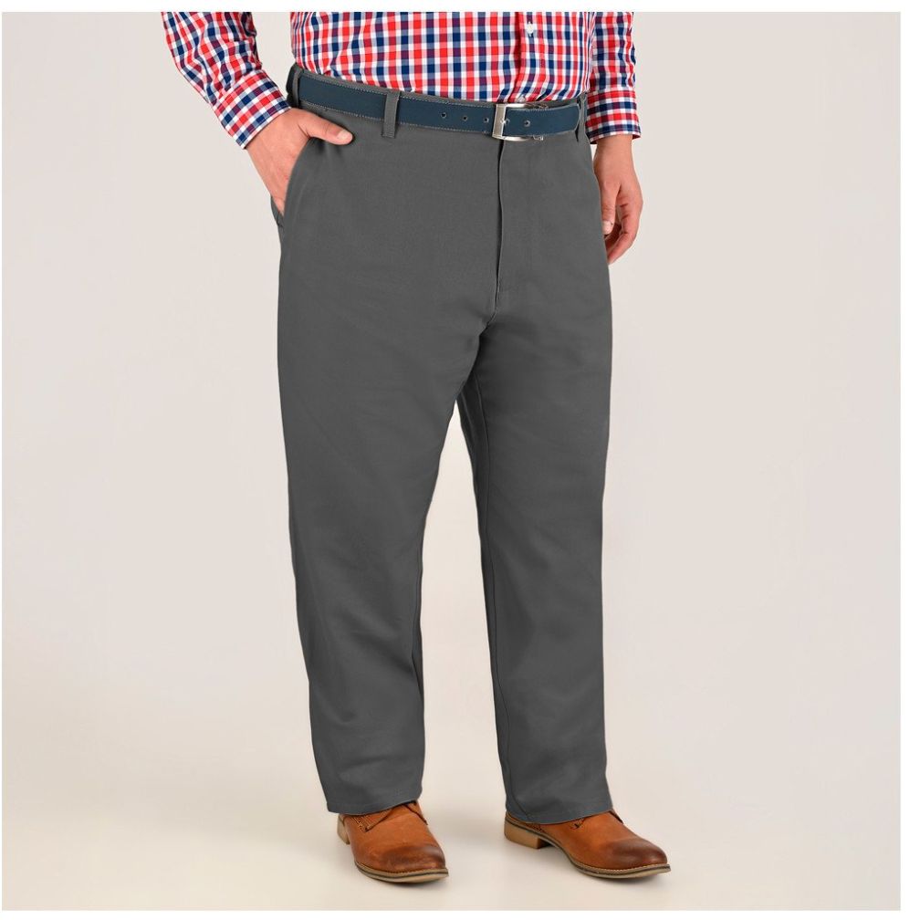 Jeans Regular Fit Yale Gris para Hombre Plus