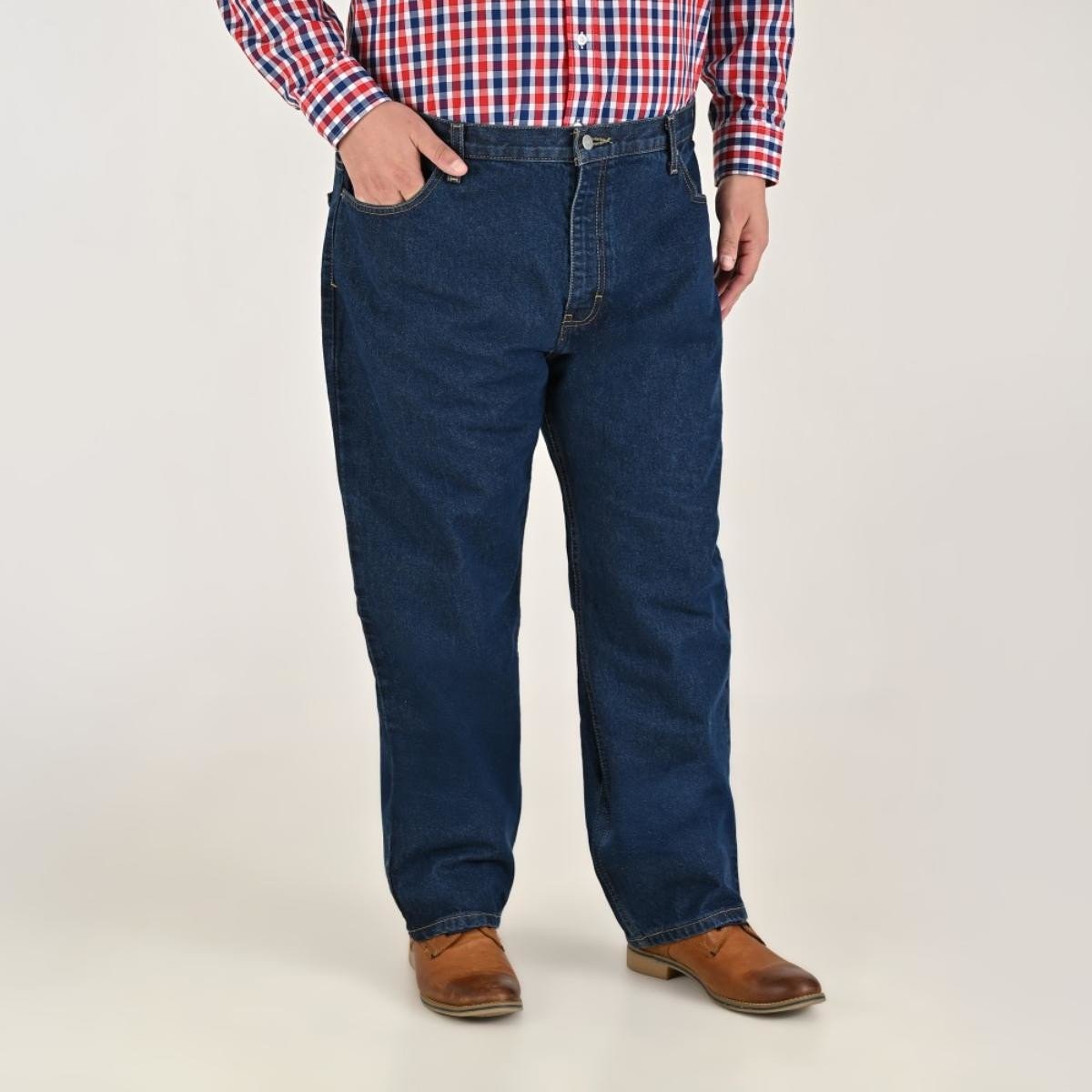 Jeans Regular Fit Yale Azul para Hombre Plus