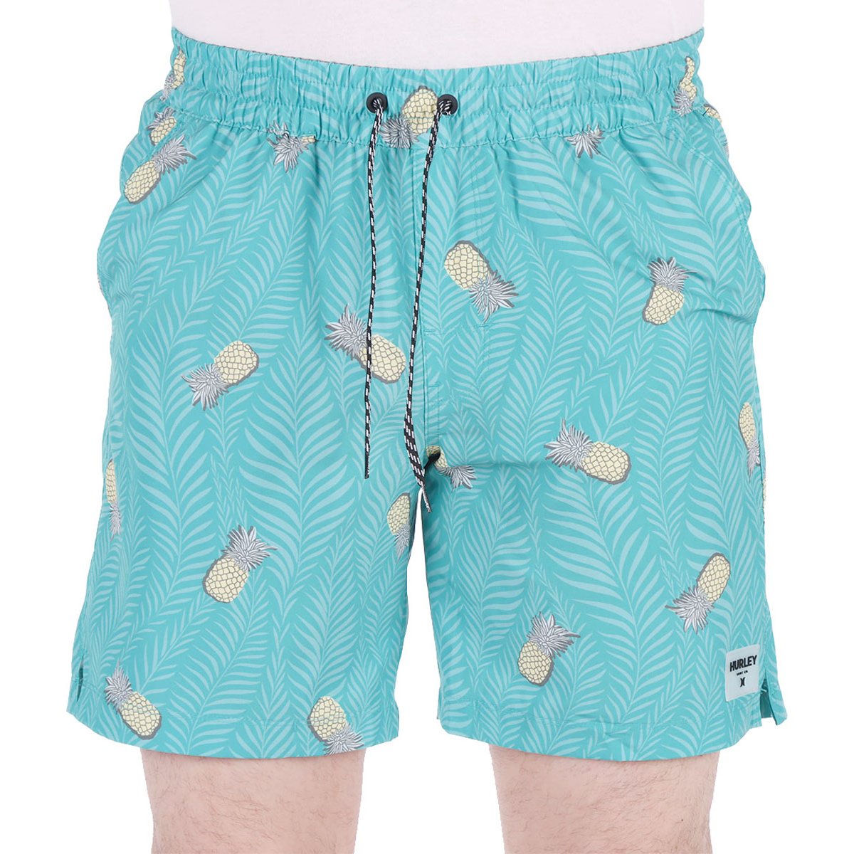 Traje de Baño Estampado Piñas Poliéster Hurley para Hombre