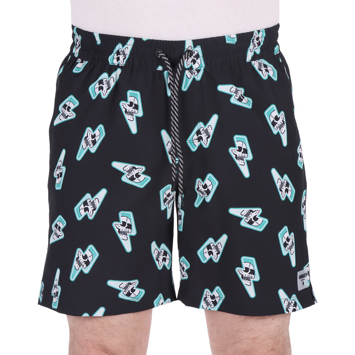 Traje de Baño Poliéster Gráfico Calaveras Hurley para Hombre