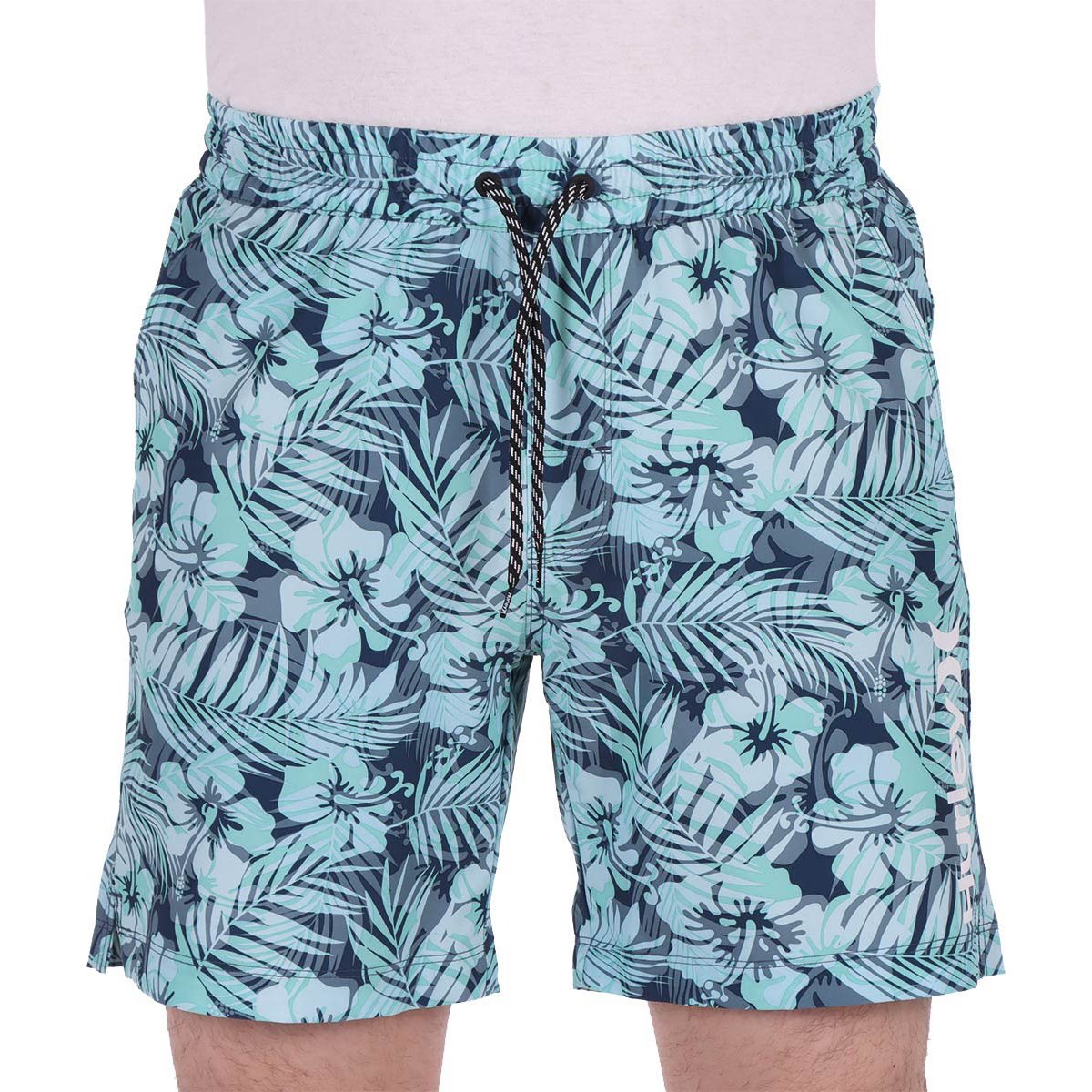 Traje de Baño Estampado Floral Tropical Hurley para Hombre