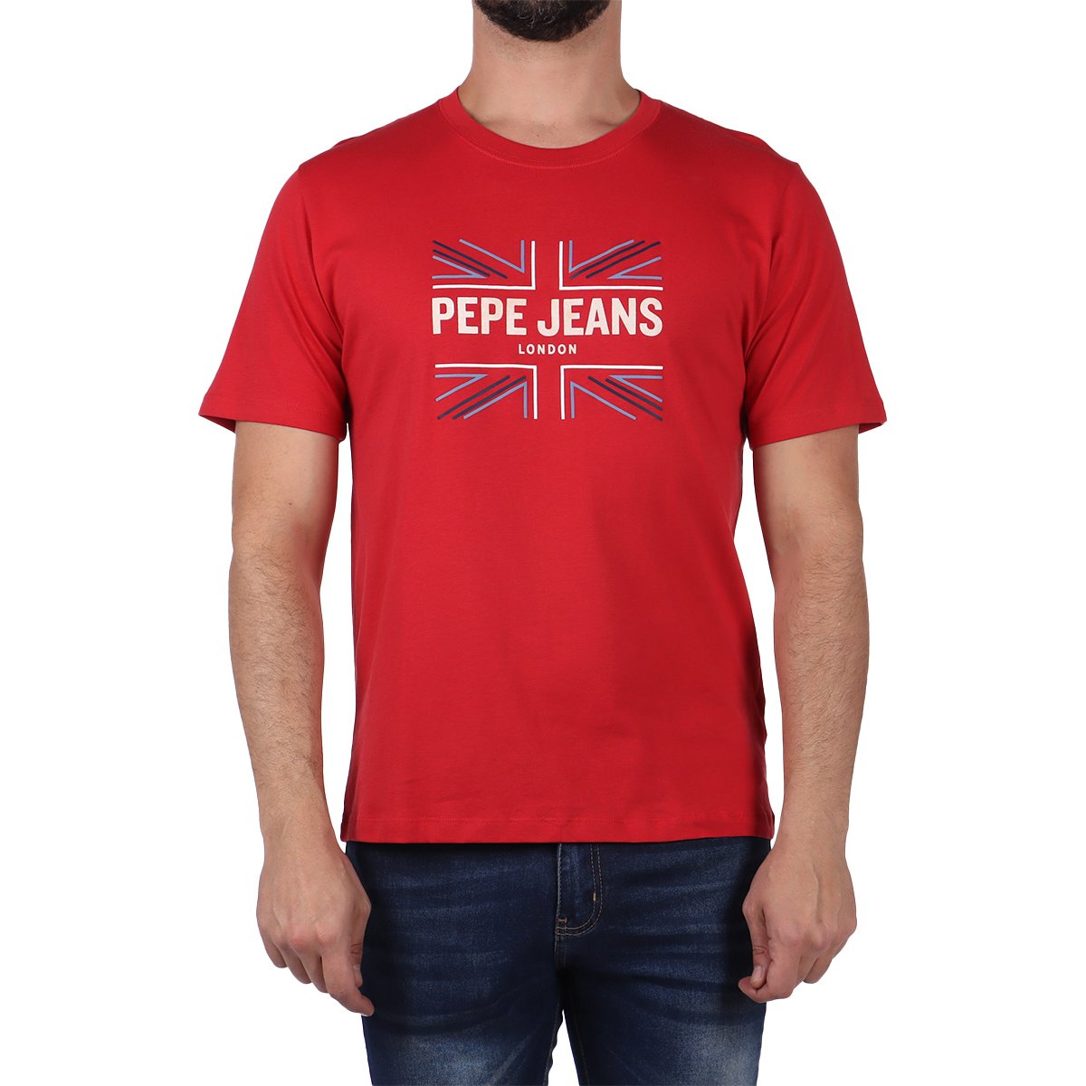 Playera Bandera Reino Unido Logo Pepe Jeans para Hombre
