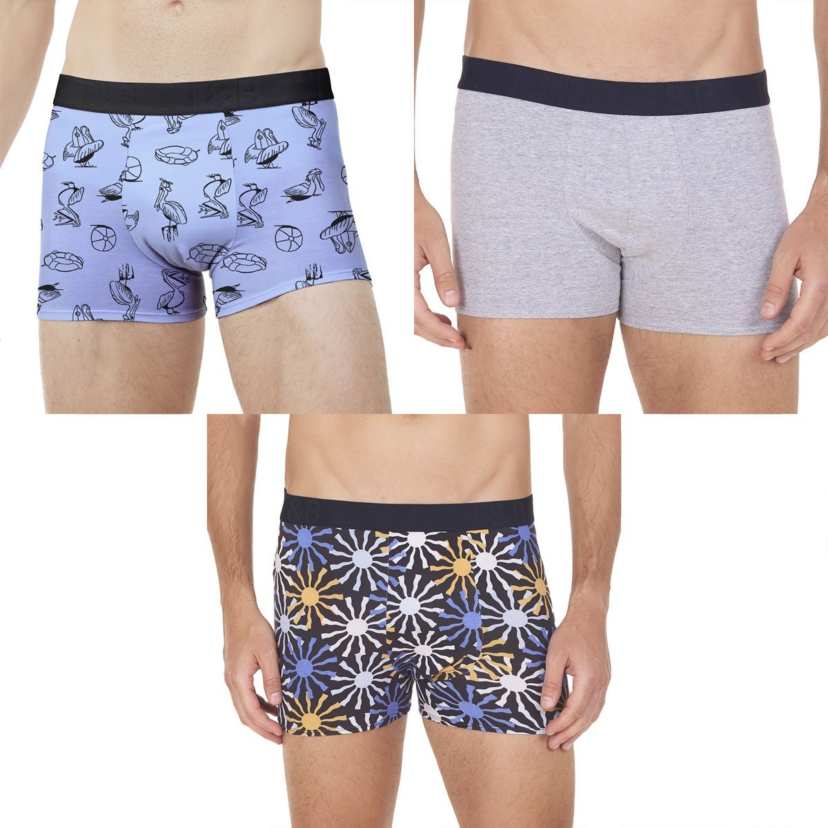 3 Pack Boxer Trunk Chill Days Tops & Bottoms para Hombre