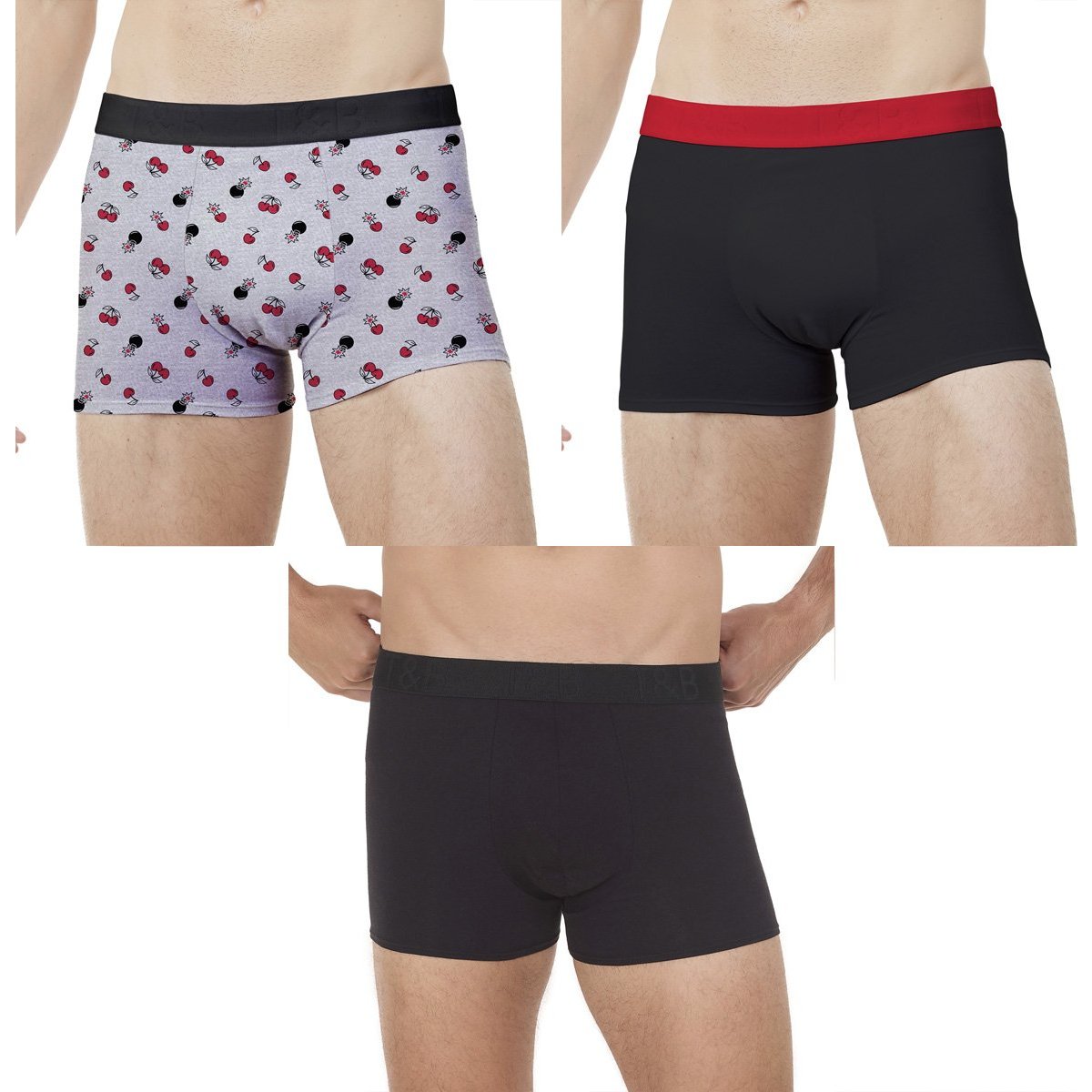 3 Pack Boxer Trunk Chills Days Tops & Bottoms para Hombre