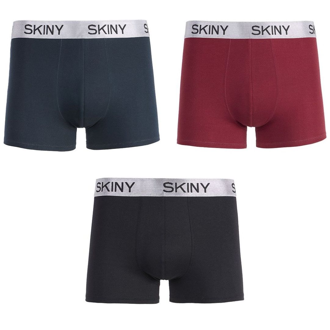 3 Pack Boxer Trunk Silver Line Skiny para Hombre