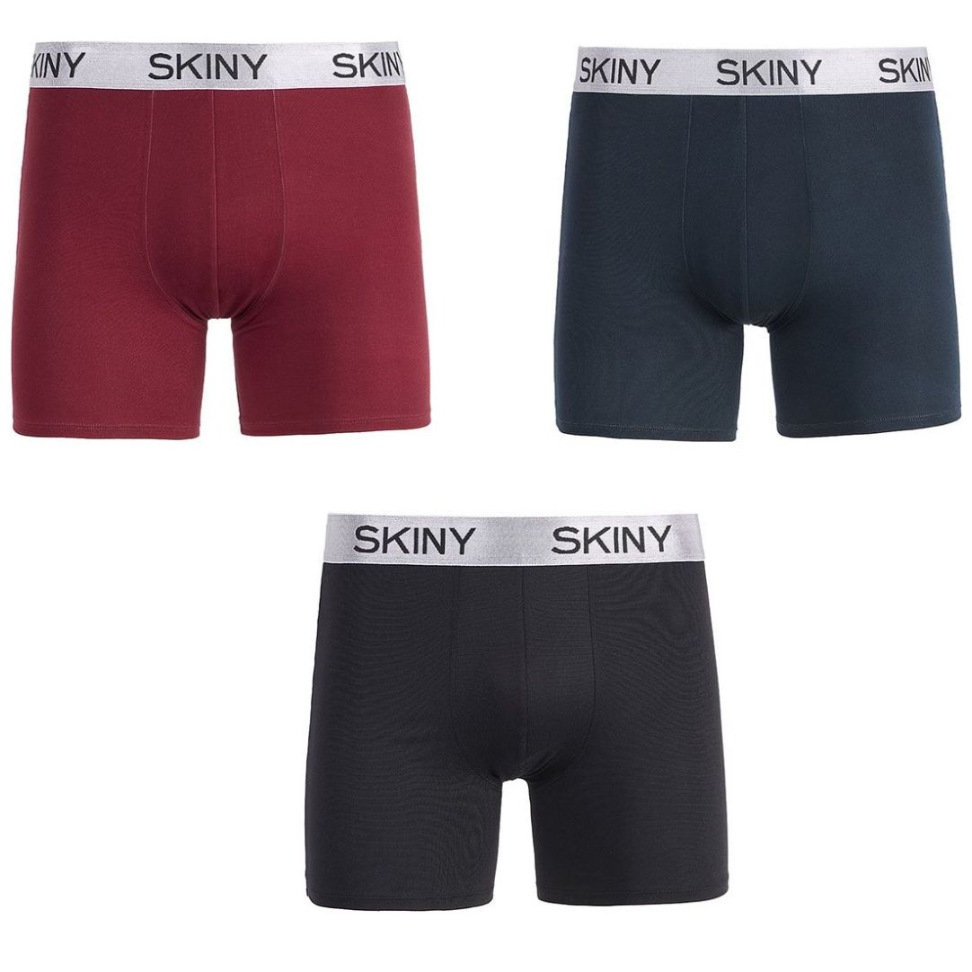 3 Pack Boxer Largo Silver Line Skiny para Hombre