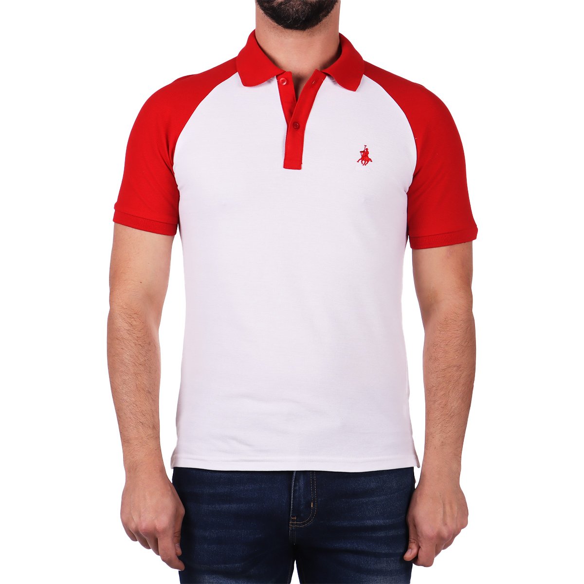 Playera Polo Bicolor Polo Club para Hombre