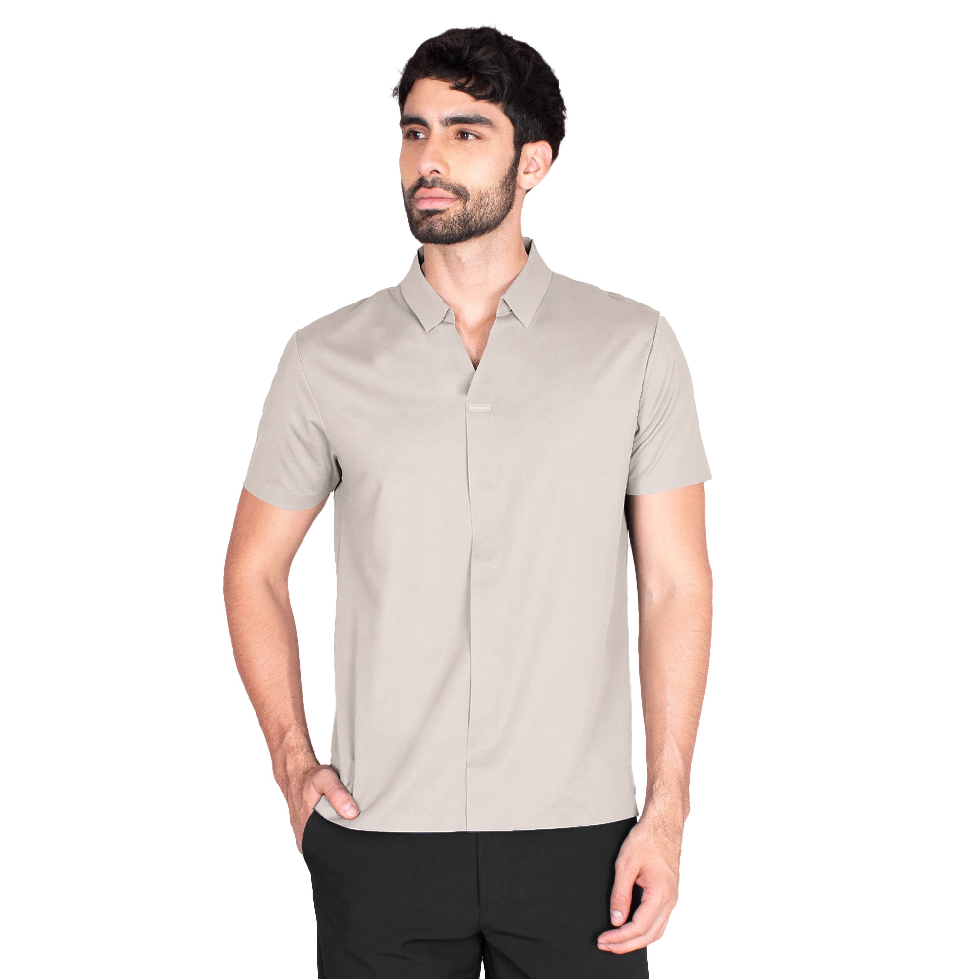 Camisa Manga Corta Generra en Tejido Transpirable para Hombre