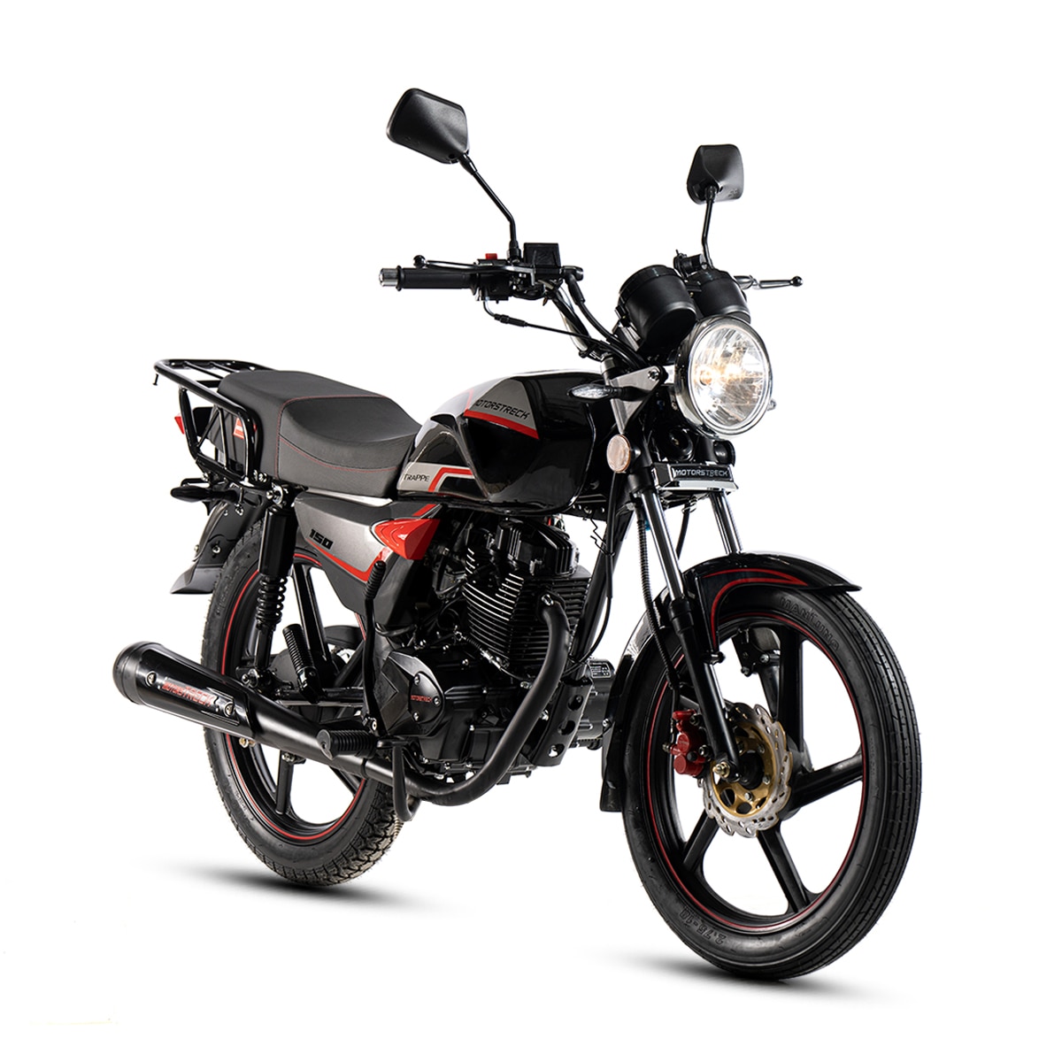 Motocicleta de Trabajo Treck Motors Trapper 150 Negro 2026