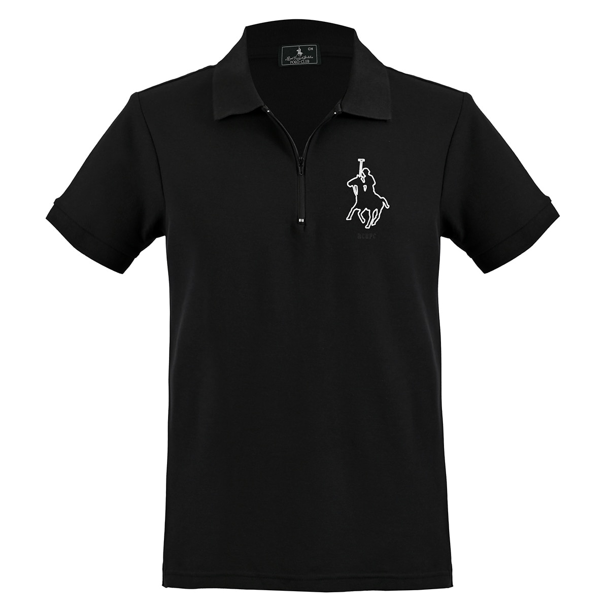 Playera Tipo Polo Manga Corta con Diseño Polo Club para Hombre
