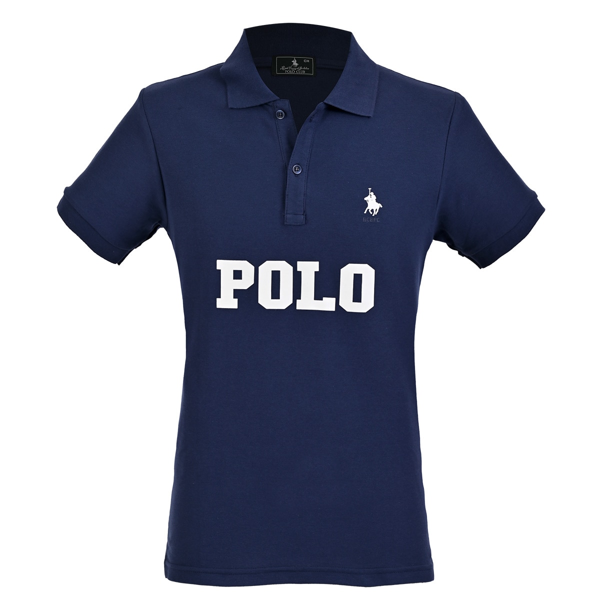 Playera Tipo Polo Manga Corta con Diseño Polo Club para Hombre