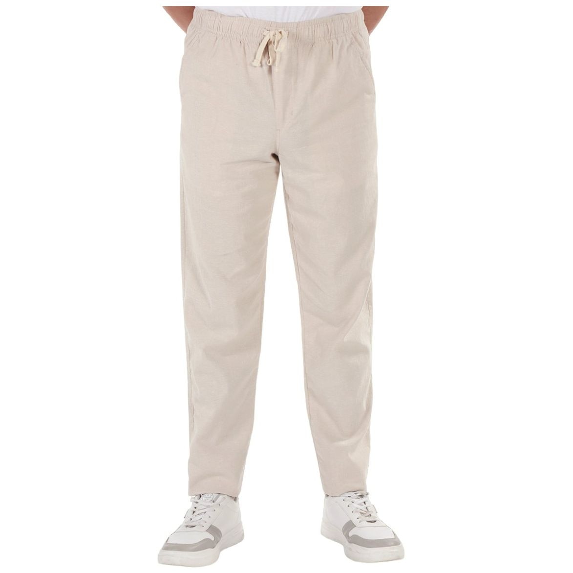 Pantalón Lino Liso Confort de Bruno Magnani para Hombre