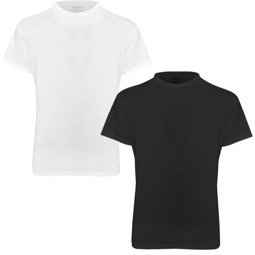 2 Pack Playeras Cuello Redondo Rinbros Manga Corta para Hombre