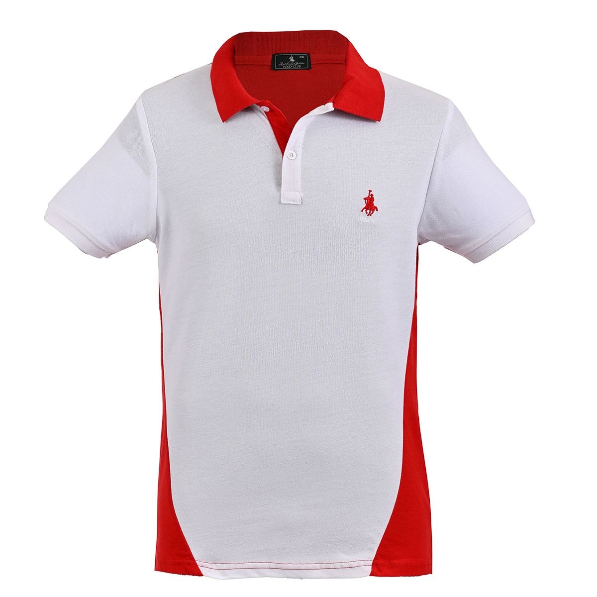 Playera Polo Manga Corta con Diseño Polo Club para Hombre