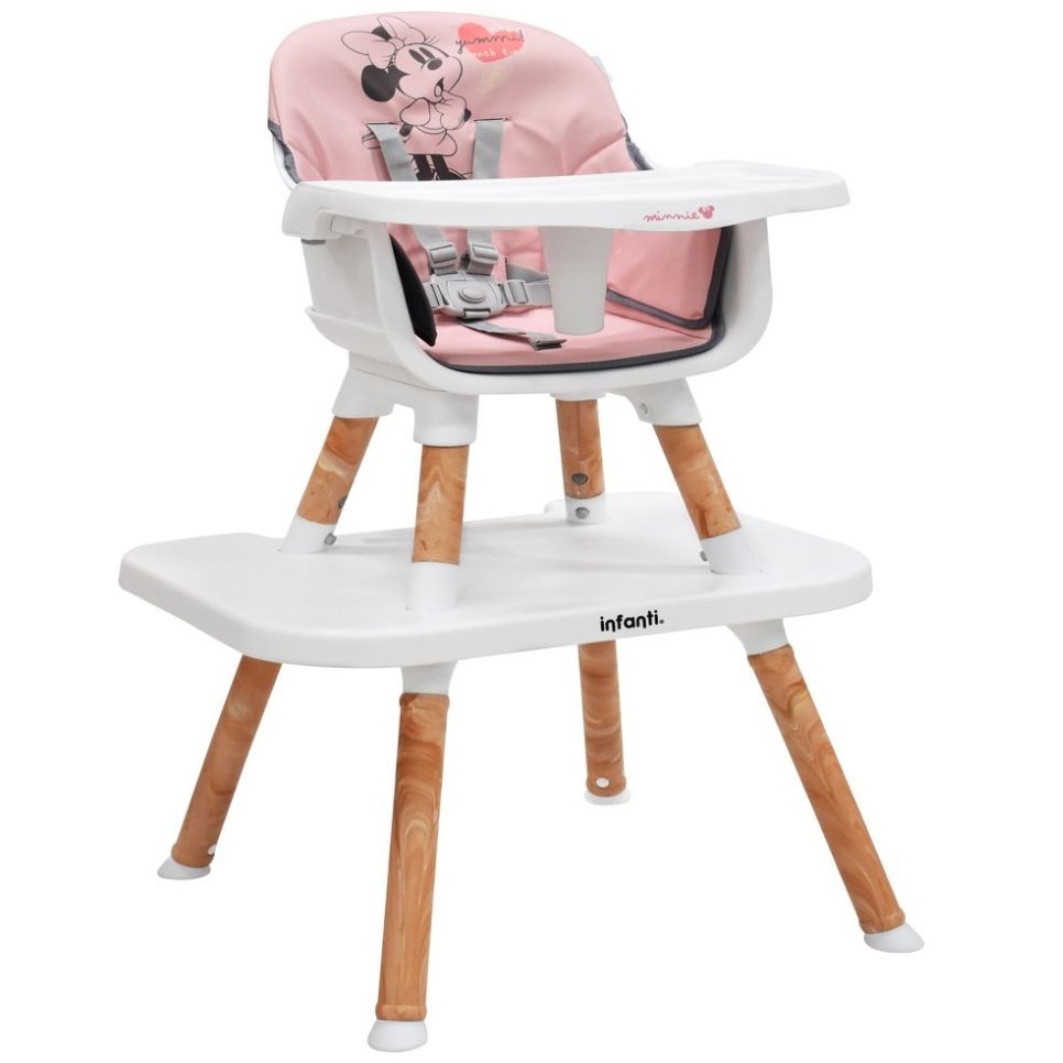 Silla Alta 6 en 1 Minnie Rosa Disney Baby