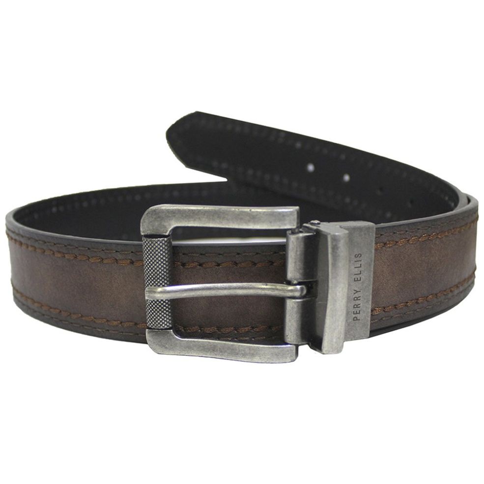 Cinturón Reversible Sport en Piel Perry Ellis para Hombre