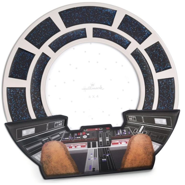 Portarretrato Esculpido Del Millennium Falcon Hallmark