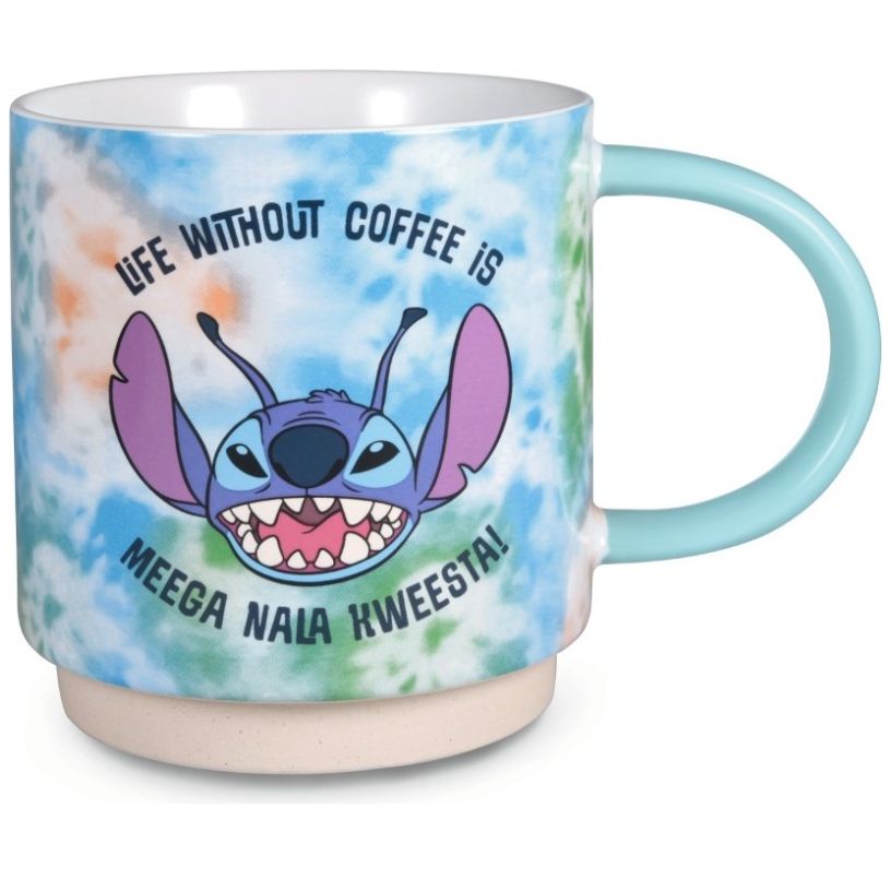 Taza Tie Dye de Stitch Disney Cerámica Hallmark
