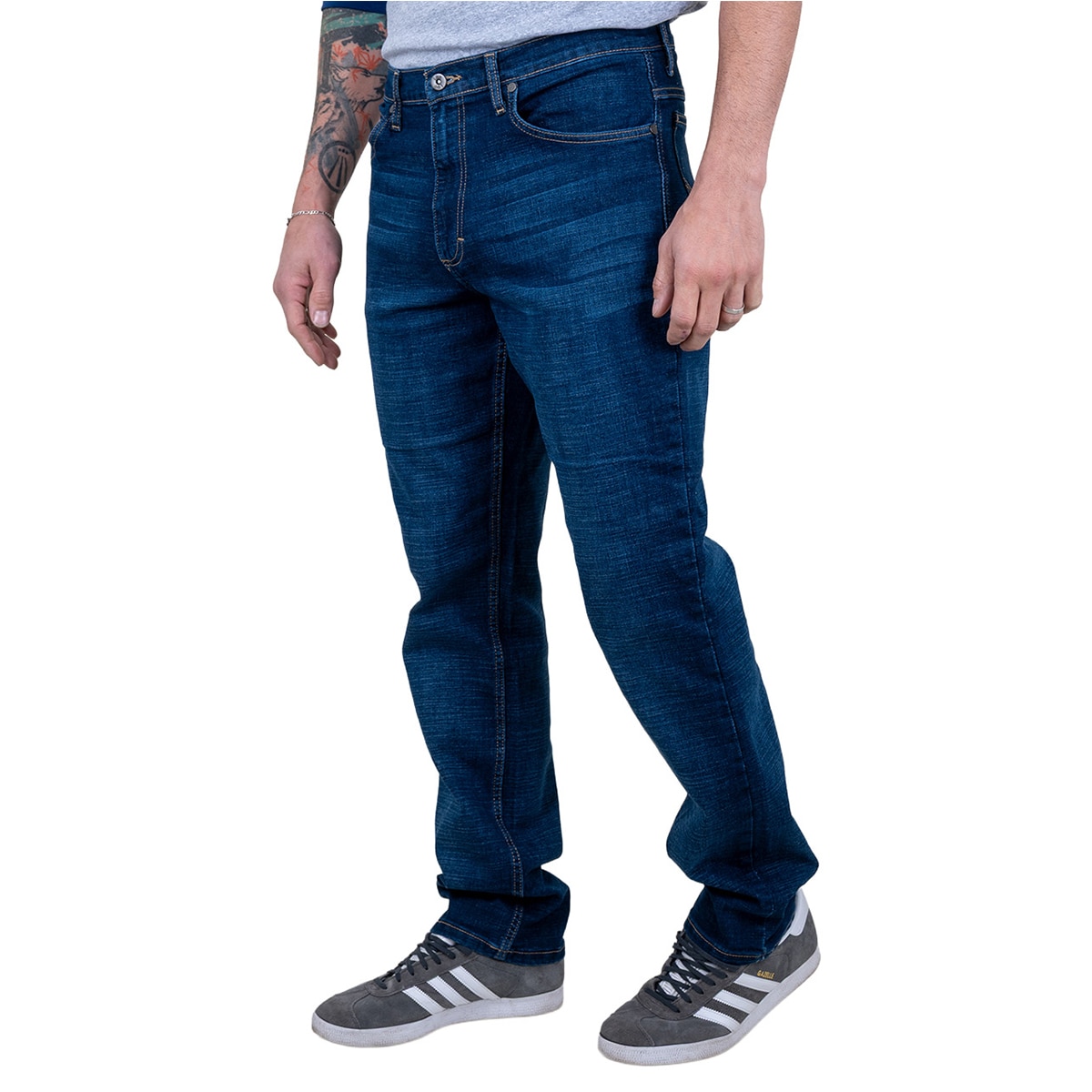 Jeans Regular Fit Lee Azul Medio para Hombre