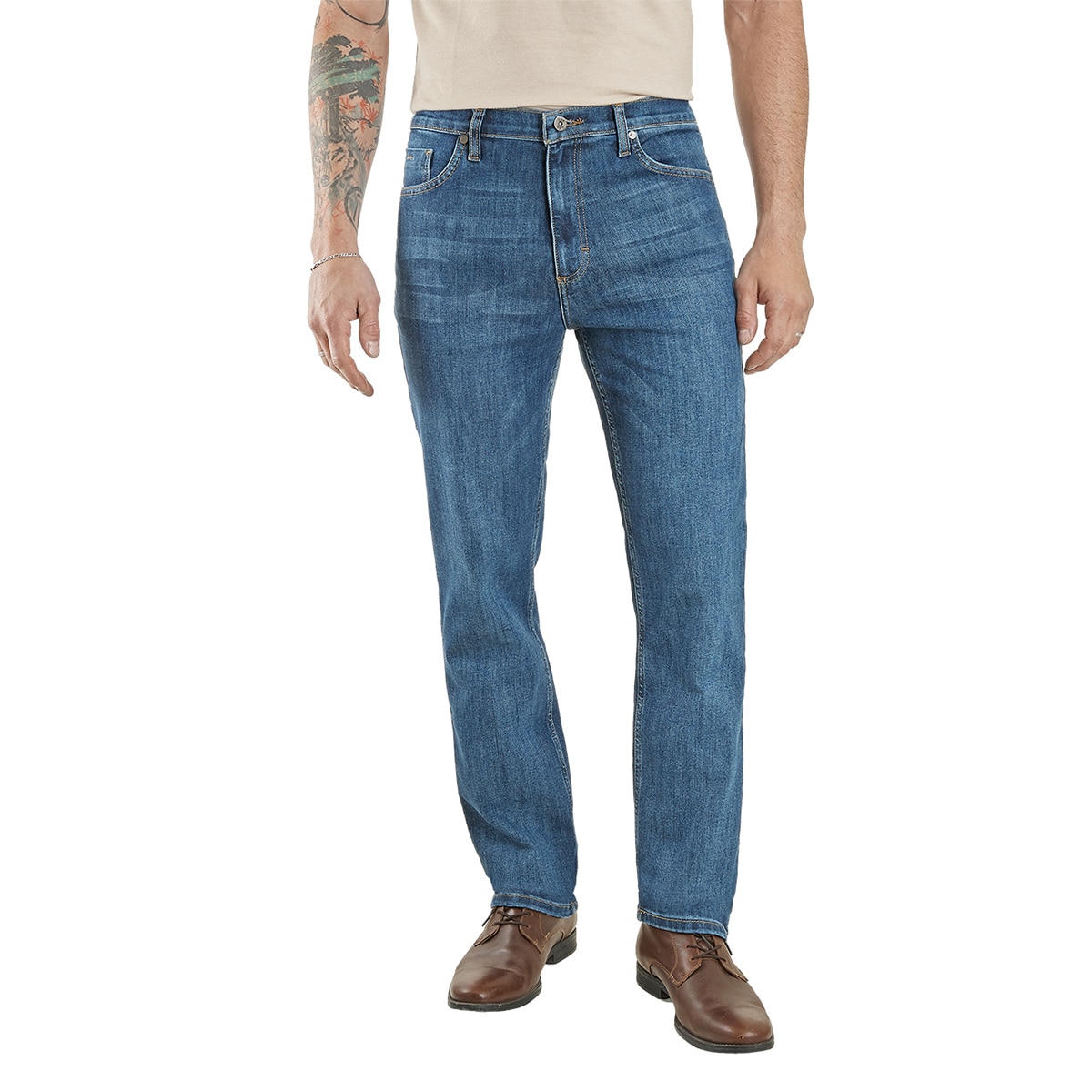 Jeans Regular Fit Lee Azul Claro para Hombre