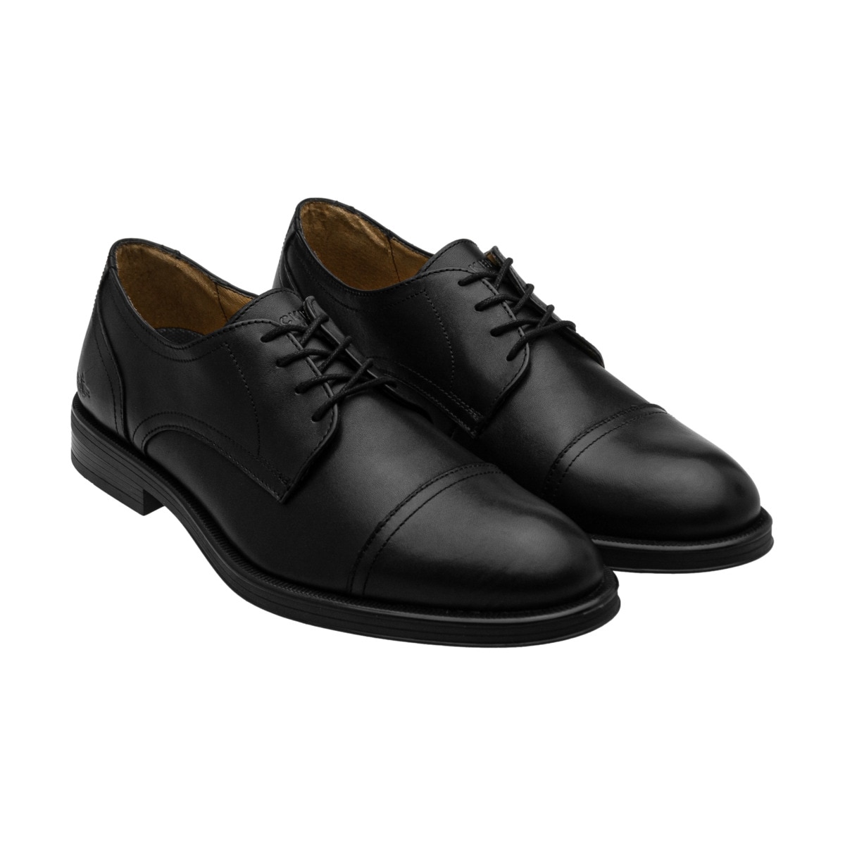 Zapato Estilo Oxford en Piel Negro Dockers para Hombre