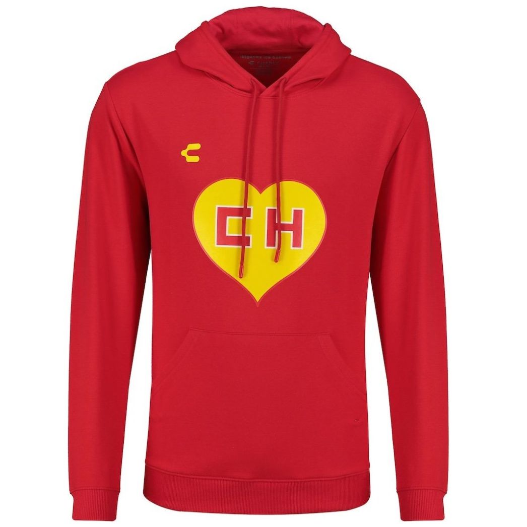 Sudadera Roja Fútbol Charly Edición Chapulín Colorado para Hombre