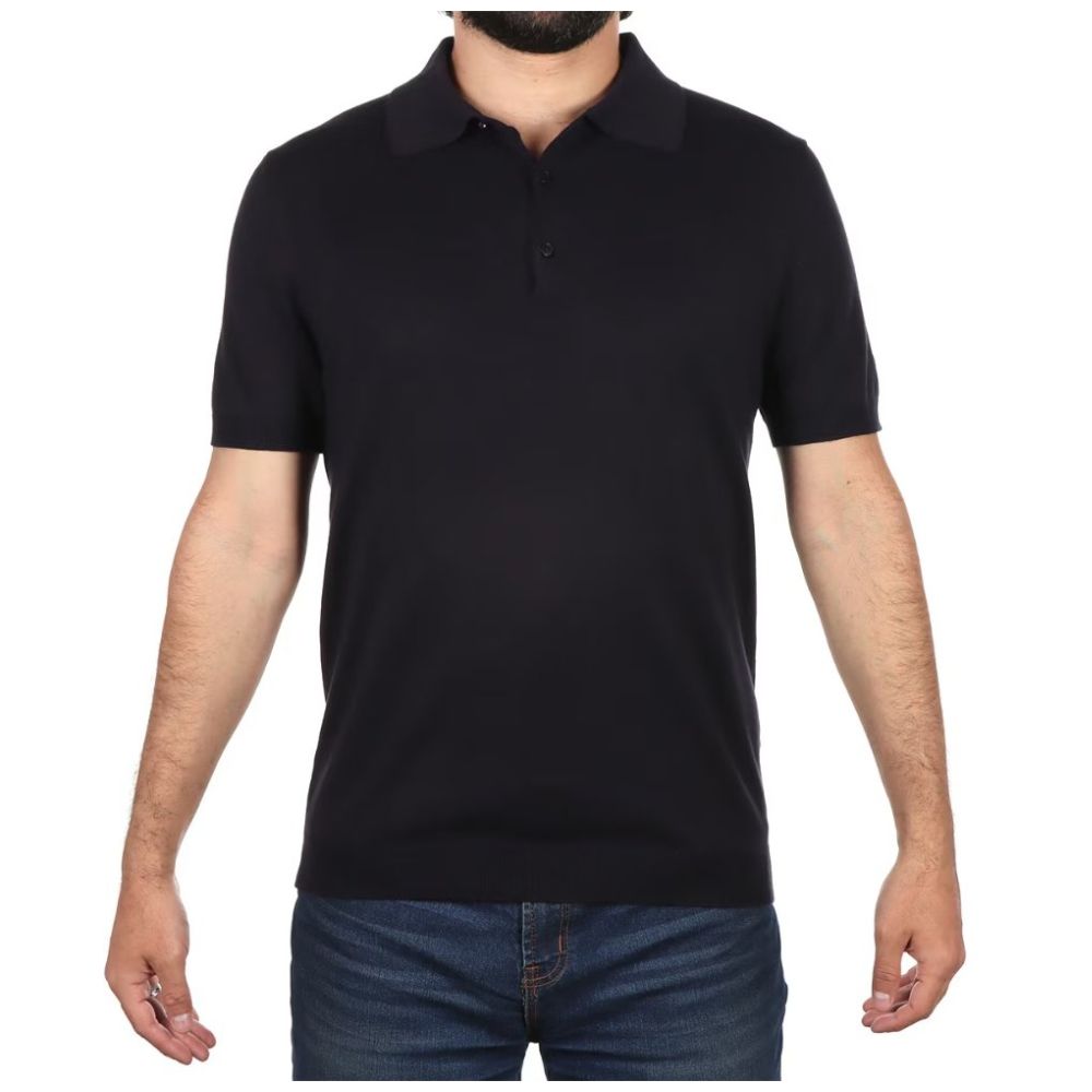 Playera Polo Lisa Bruno Mangani Manga Corta para Hombre Plus