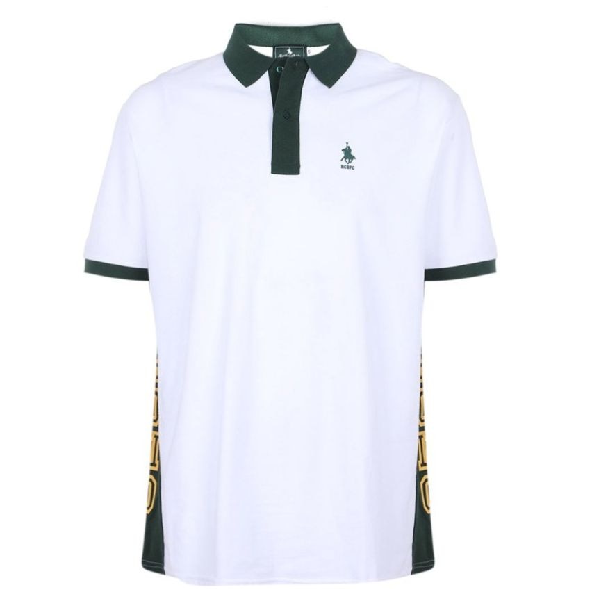 Playera Polo Manga Corta con Diseño Bordado Polo Club para Hombre Plus